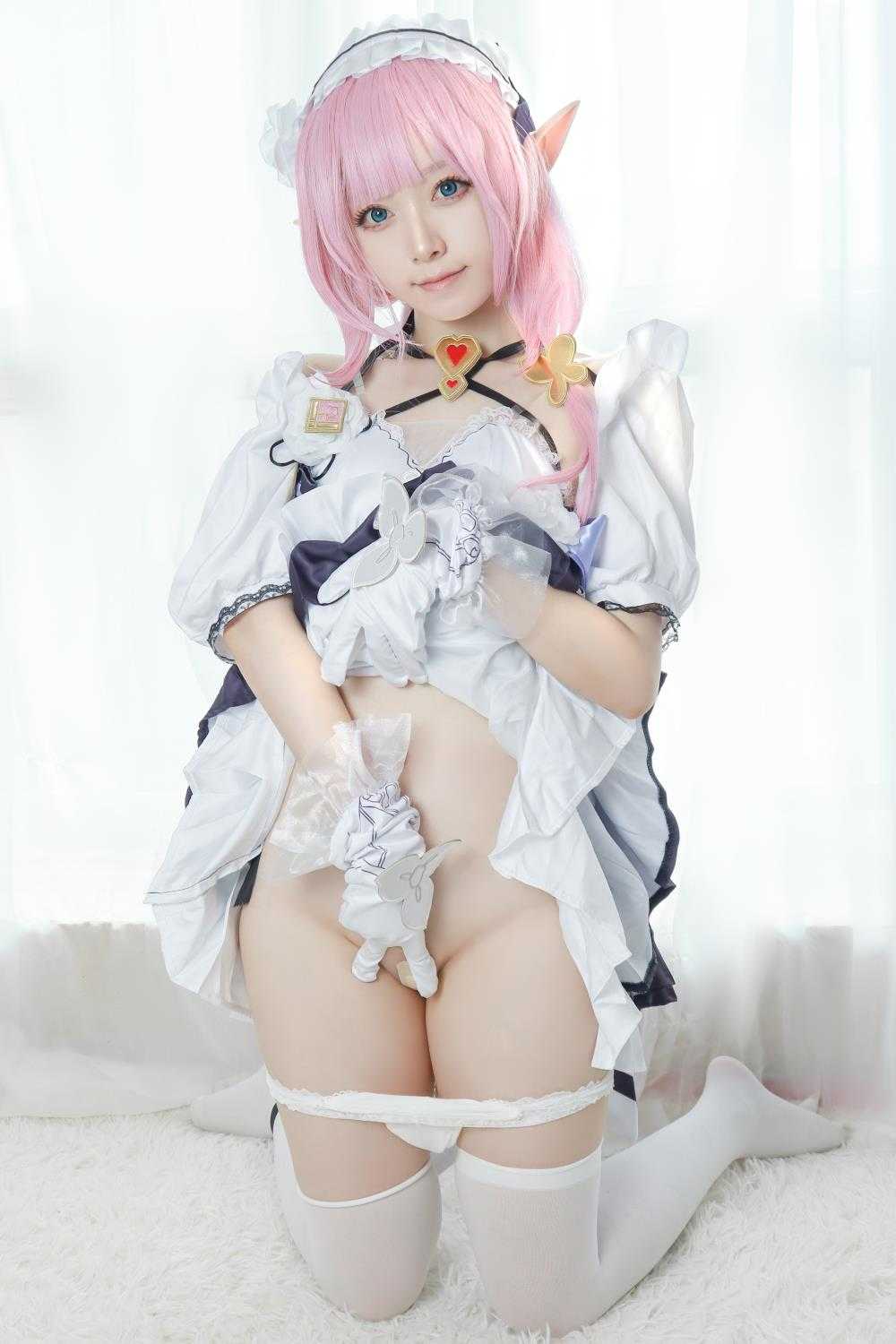 Asagiriai（愛ちゃん）Elysia爱莉希雅cosplay写真[33P/332.76M]（1）